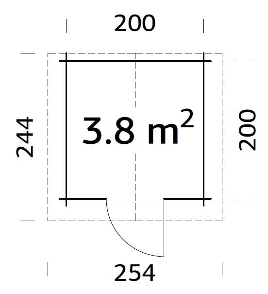CASETTA VIVIAN 218X218
