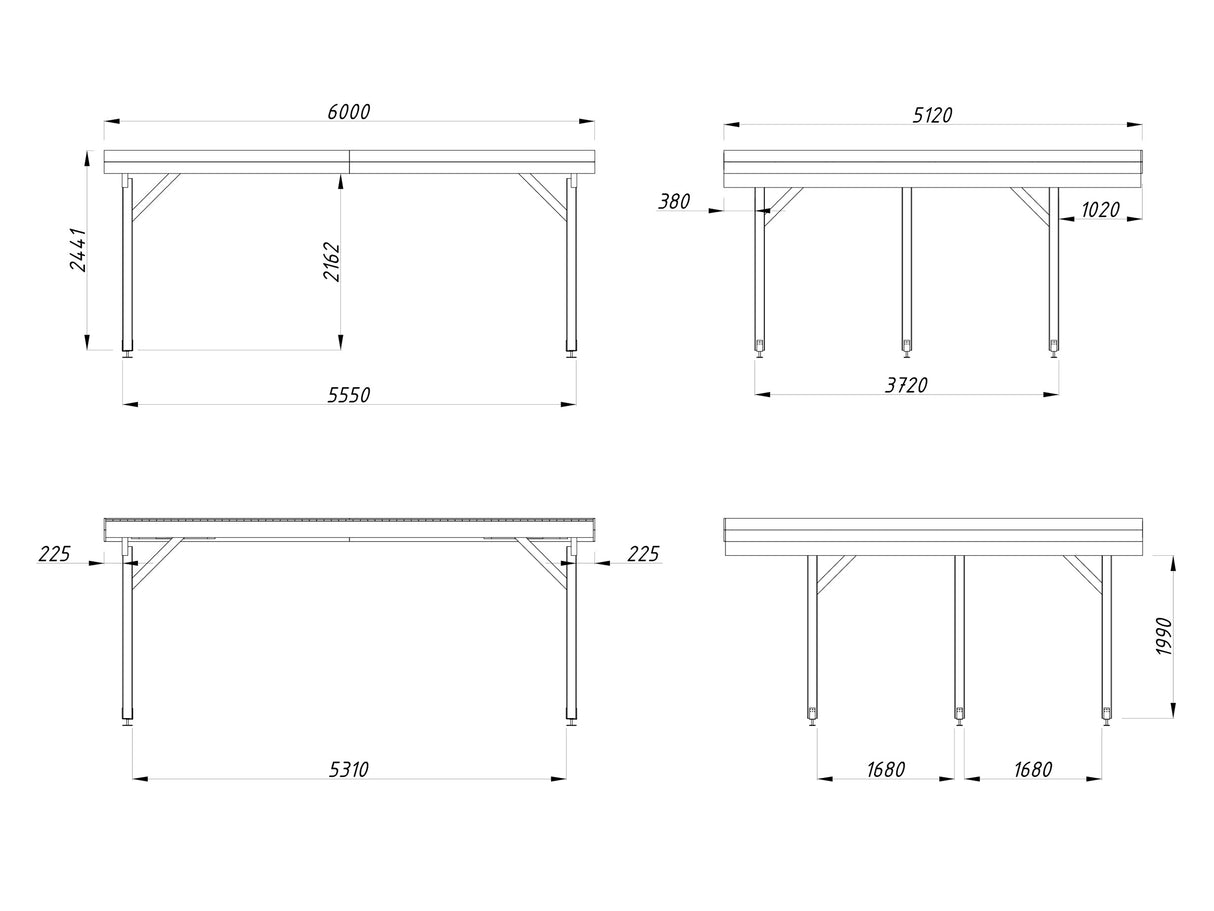 CARPORT DOPPIO CON COPERTURA