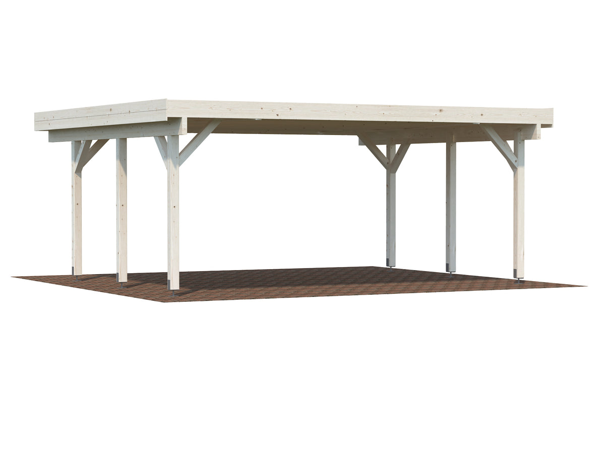 CARPORT DOPPIO CON COPERTURA