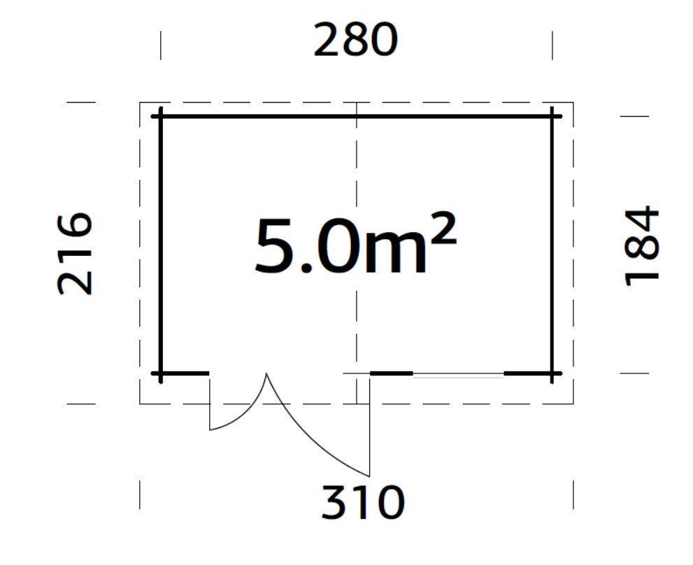 CASETTA PABLO 3 CM 296X200