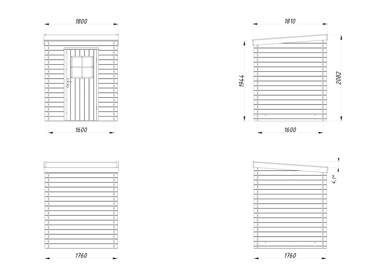 CASETTA ZOE A CM 176X176
