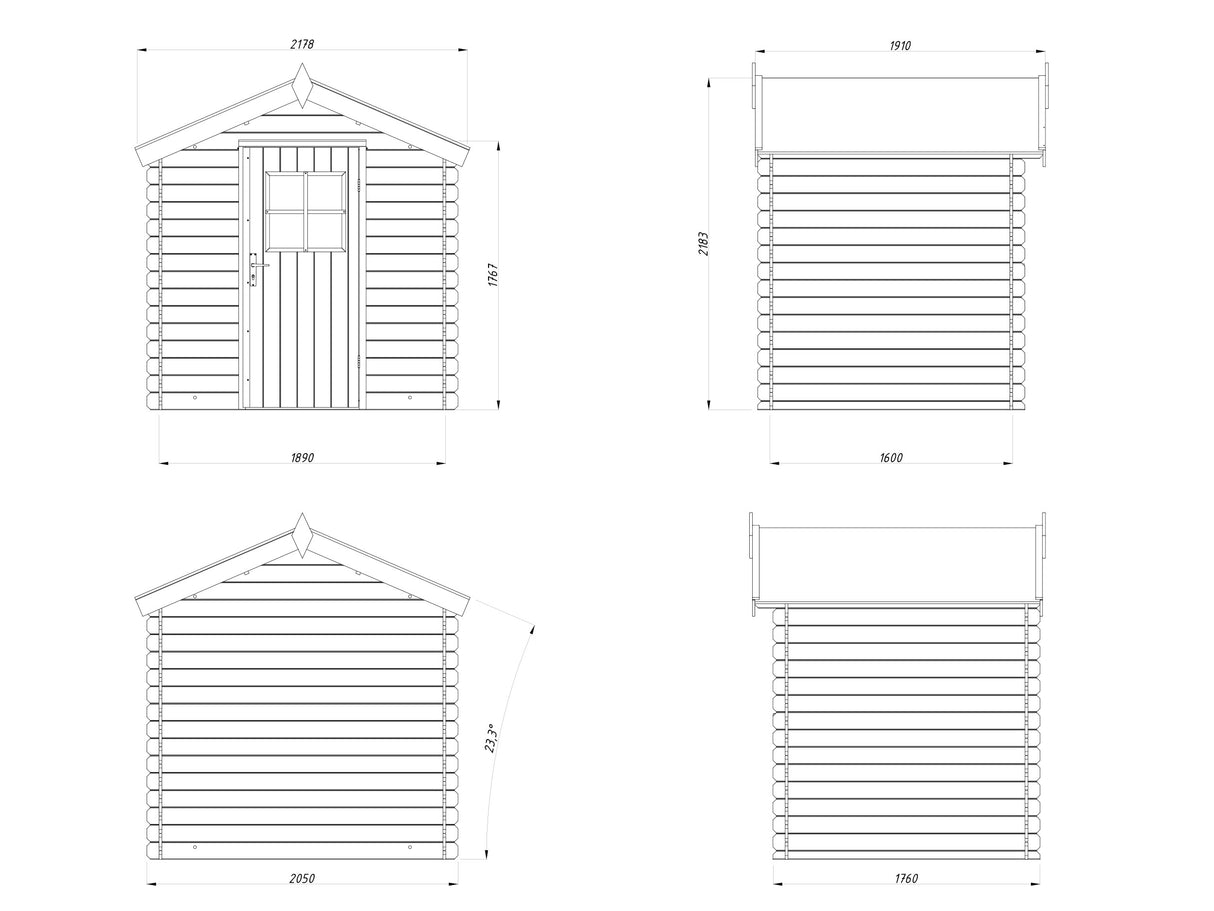CASETTA PAOLA CM 206X176