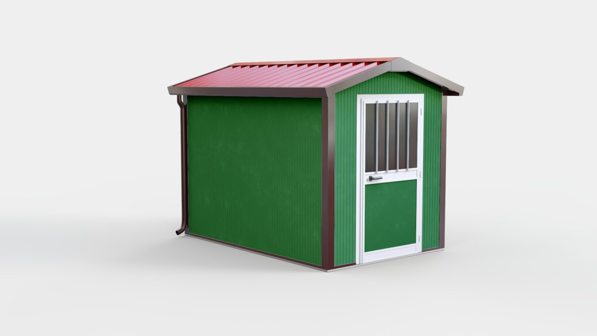 Box coibentato due spioventi 200 x 250 cm