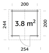 CASETTA VIVIAN 218X218