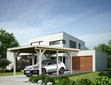 CARPORT SINGOLO CON COPERTURA