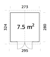CASETTA DAN B 273X280