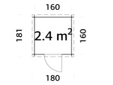CASETTA MOLLY A CM 176X176