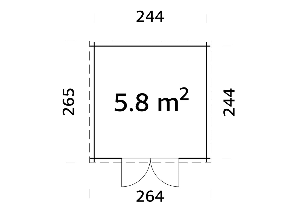 CASETTA MOLLY C CM 260X260