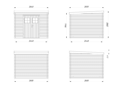 CASETTA ZOE C CM 260X260