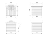 CASETTA MILA 200X200