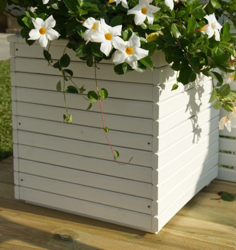 FIORIERA CAMELIA CM 40x40x40h BIANCA