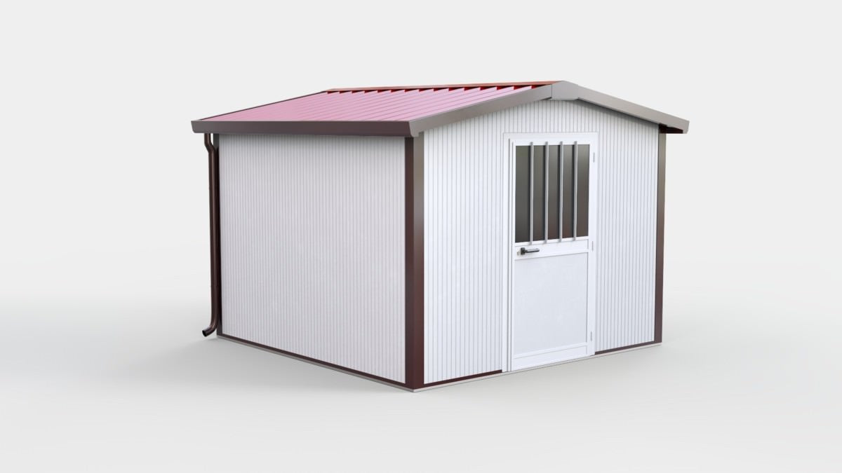 Box coibentato due spioventi 300 x 300 cm