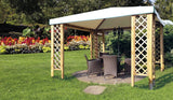 GAZEBO CAPRI 300X300 CON GRIGLIATI