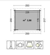 CASETTA NINA CM 250X200