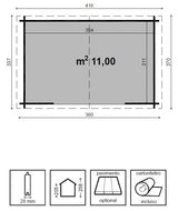 CASETTA DOROTHY CM 380X337